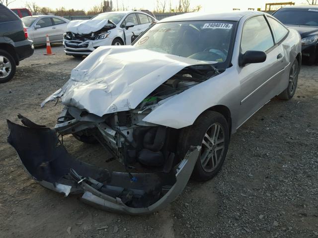 1G1JC12F847118287 - 2004 CHEVROLET CAVALIER SILVER photo 2