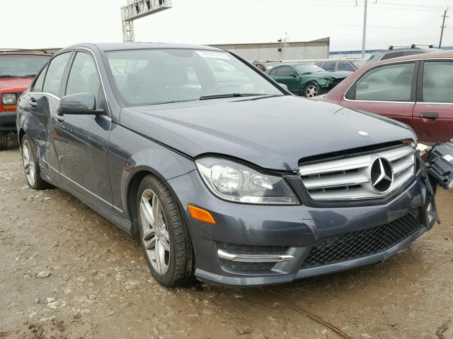 WDDGF8AB9DA833149 - 2013 MERCEDES-BENZ C 300 4MAT GRAY photo 1