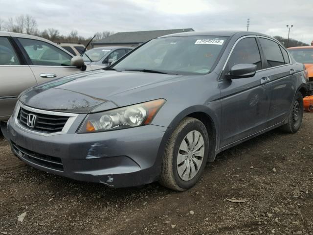 JHMCP26329C006897 - 2009 HONDA ACCORD LX CHARCOAL photo 2