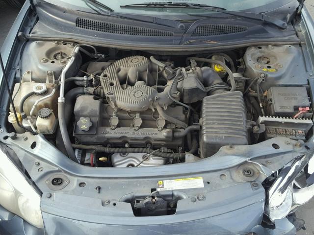 1C3EL75R26N283384 - 2006 CHRYSLER SEBRING GT GREEN photo 7