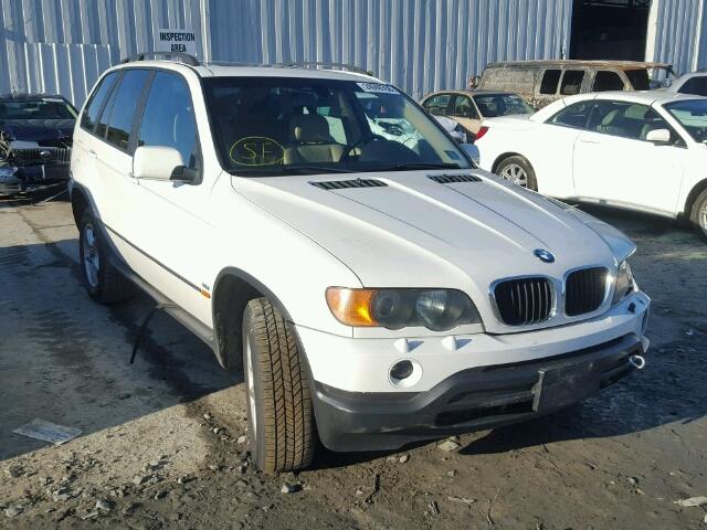 5UXFA53502LP54091 - 2002 BMW X5 3.0I WHITE photo 1