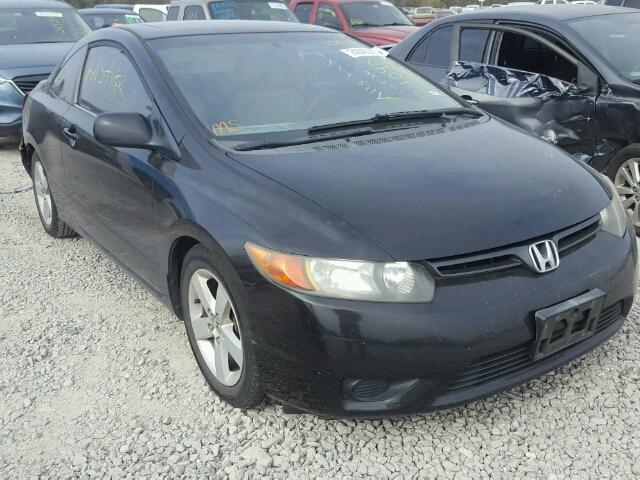 2HGFG12846H554159 - 2006 HONDA CIVIC EX BLACK photo 1