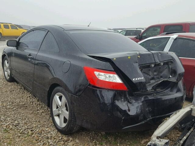 2HGFG12846H554159 - 2006 HONDA CIVIC EX BLACK photo 3