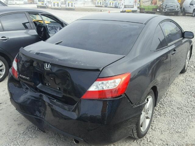2HGFG12846H554159 - 2006 HONDA CIVIC EX შავი ფოტო 4