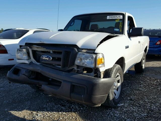 1FTYR10D07PA90446 - 2007 FORD RANGER WHITE photo 2