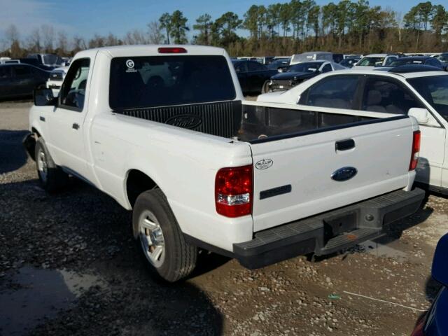 1FTYR10D07PA90446 - 2007 FORD RANGER WHITE photo 3