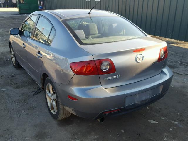 JM1BK32F951261893 - 2005 MAZDA 3 I GRAY photo 3