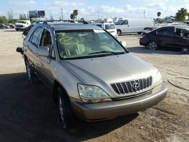 JTJGF10U220131582 - 2002 LEXUS RX 300 GOLD photo 1