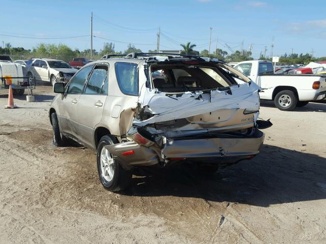 JTJGF10U220131582 - 2002 LEXUS RX 300 GOLD photo 3