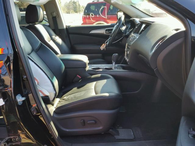 5N1DR2MN9HC618495 - 2017 NISSAN PATHFINDER BLACK photo 5