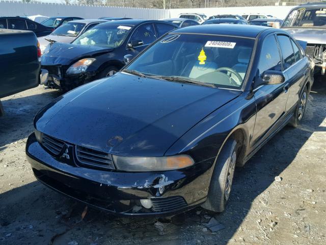 4A3AA46GX3E213183 - 2003 MITSUBISHI GALANT ES BLACK photo 2