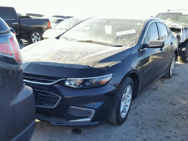 1G1ZB5ST5GF296879 - 2016 CHEVROLET MALIBU LS BLACK photo 2