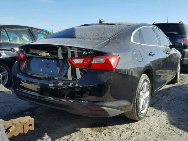 1G1ZB5ST5GF296879 - 2016 CHEVROLET MALIBU LS BLACK photo 4