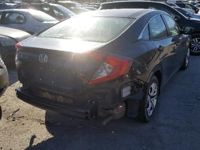 19XFC2F55GE230781 - 2016 HONDA CIVIC LX BLACK photo 4