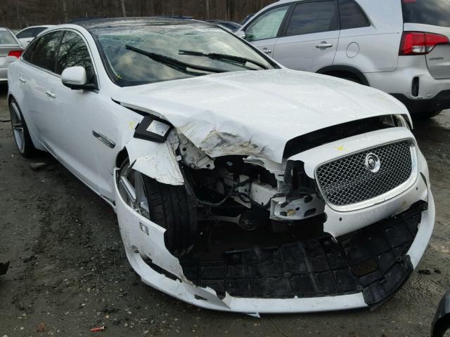 SAJWA2GB5BLV16318 - 2011 JAGUAR XJL WHITE photo 1