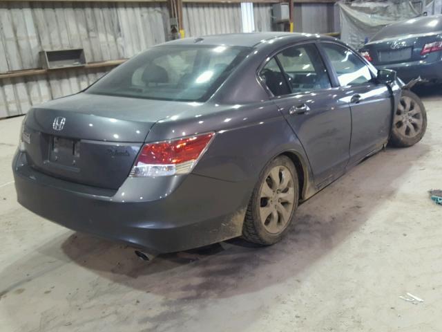 1HGCP2F89AA095768 - 2010 HONDA ACCORD EXL BLUE photo 4