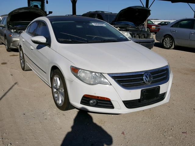 WVWHL7AN5AE505436 - 2010 VOLKSWAGEN CC LUXURY WHITE photo 1