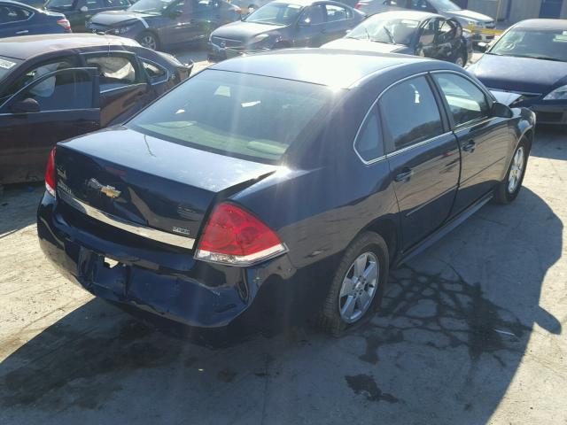 2G1WF5EK5B1168247 - 2011 CHEVROLET IMPALA LS BLUE photo 4