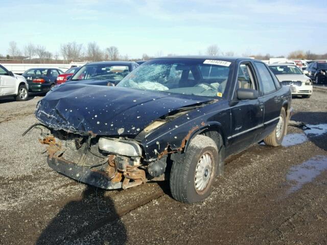 2G4WB52L1S1443334 - 1995 BUICK REGAL CUST BLACK photo 2