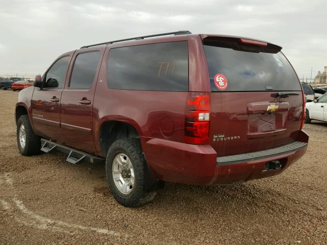 3GNGK26K98G100111 - 2008 CHEVROLET SUBURBAN K BURGUNDY photo 3