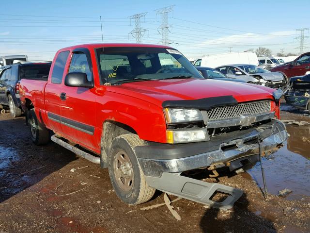 2GCEK19VX31305793 - 2003 CHEVROLET SILVERADO RED photo 1