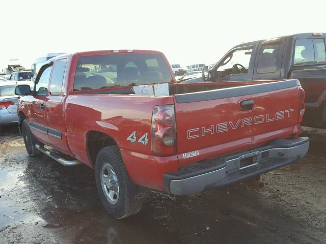 2GCEK19VX31305793 - 2003 CHEVROLET SILVERADO RED photo 3