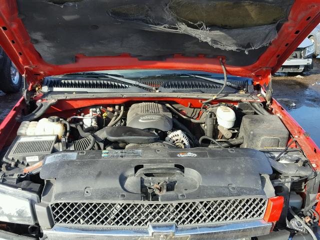 2GCEK19VX31305793 - 2003 CHEVROLET SILVERADO RED photo 7