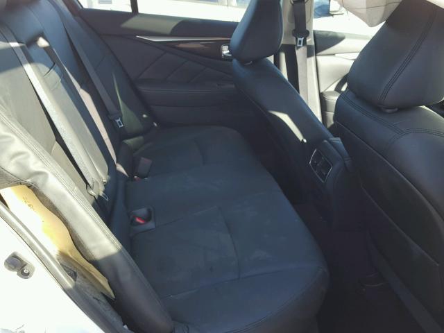 JN1EV7AP8JM355510 - 2018 INFINITI Q50 LUXE WHITE photo 6