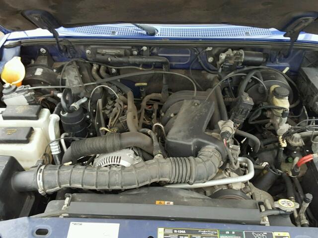 4F4YR12U96PM00547 - 2006 MAZDA B3000 BLUE photo 7