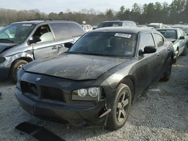 2B3CA4CD3AH315728 - 2010 DODGE CHARGER BLACK photo 2