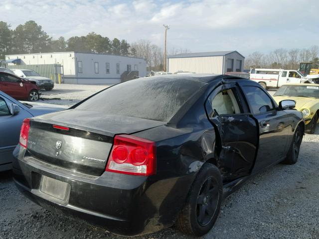 2B3CA4CD3AH315728 - 2010 DODGE CHARGER BLACK photo 4