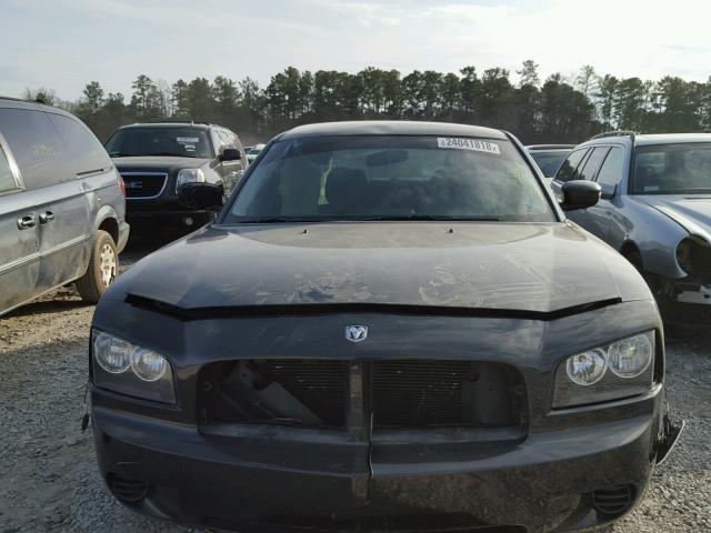 2B3CA4CD3AH315728 - 2010 DODGE CHARGER BLACK photo 9