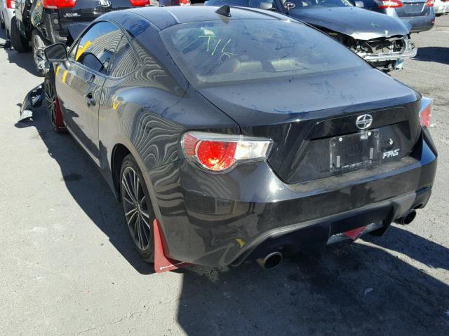 JF1ZNAA19F8708575 - 2015 TOYOTA SCION FR-S BLACK photo 3