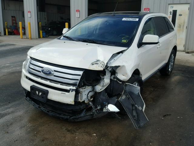 2FMDK49C98BA42107 - 2008 FORD EDGE LIMIT WHITE photo 2