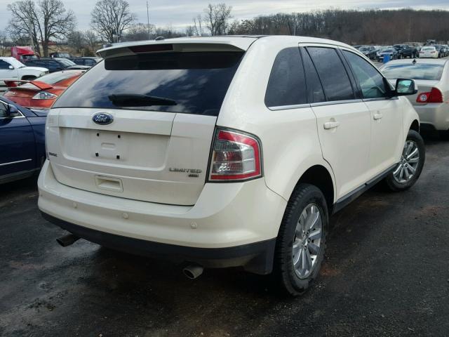 2FMDK49C98BA42107 - 2008 FORD EDGE LIMIT WHITE photo 4