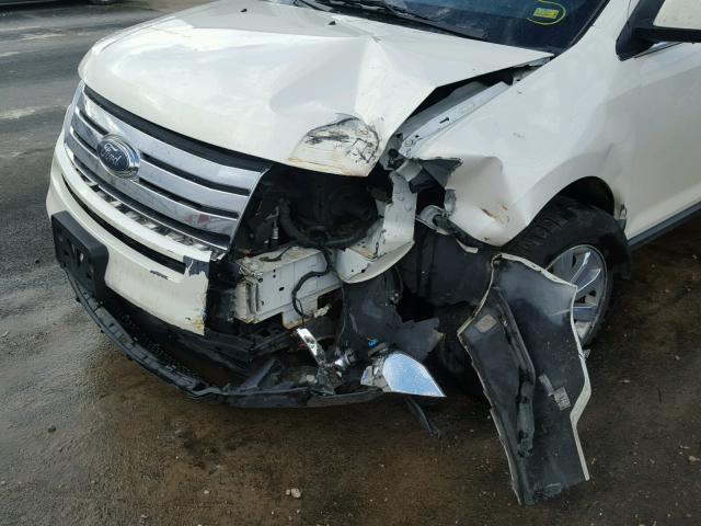 2FMDK49C98BA42107 - 2008 FORD EDGE LIMIT WHITE photo 9