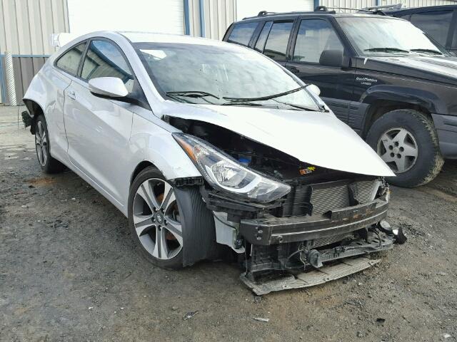 KMHDH6AH5EU024761 - 2014 HYUNDAI ELANTRA CO SILVER photo 1