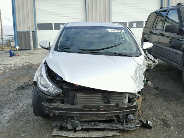 KMHDH6AH5EU024761 - 2014 HYUNDAI ELANTRA CO SILVER photo 10