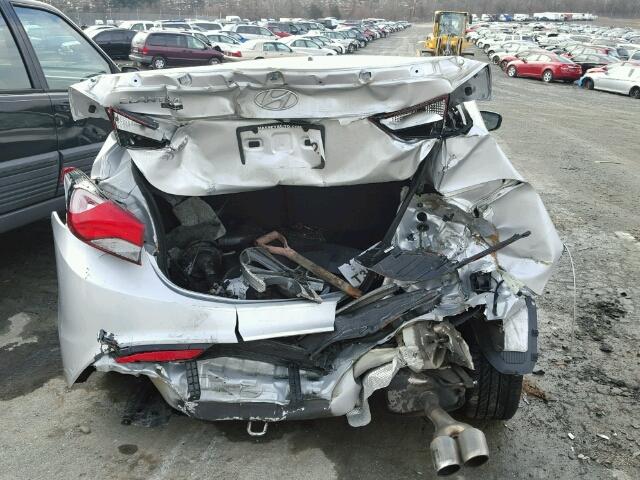 KMHDH6AH5EU024761 - 2014 HYUNDAI ELANTRA CO SILVER photo 9