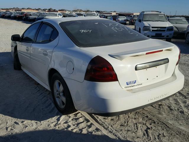 2G2WP552961157525 - 2006 PONTIAC GRAND PRIX WHITE photo 3