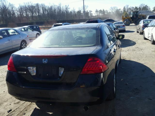 1HGCM56766A106959 - 2006 HONDA ACCORD EX BLACK photo 4