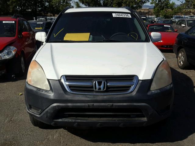 JHLRD78853C023200 - 2003 HONDA CR-V EX WHITE photo 10