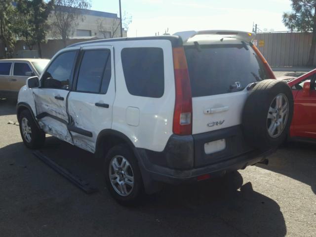 JHLRD78853C023200 - 2003 HONDA CR-V EX WHITE photo 3