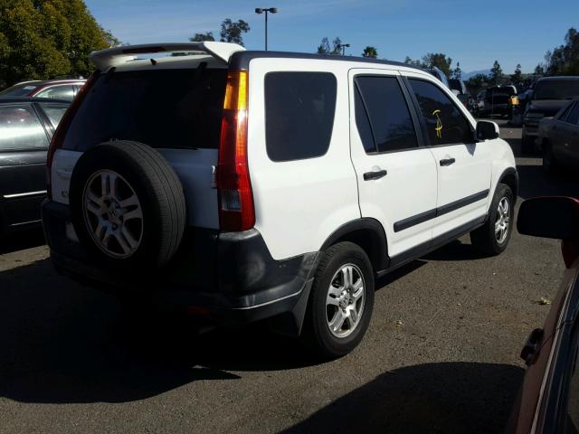 JHLRD78853C023200 - 2003 HONDA CR-V EX WHITE photo 4