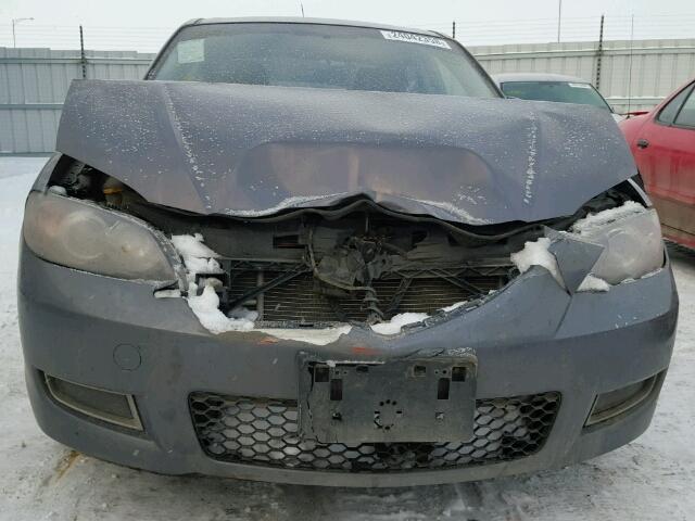 JM1BK32F881851247 - 2008 MAZDA 3 I GRAY photo 9