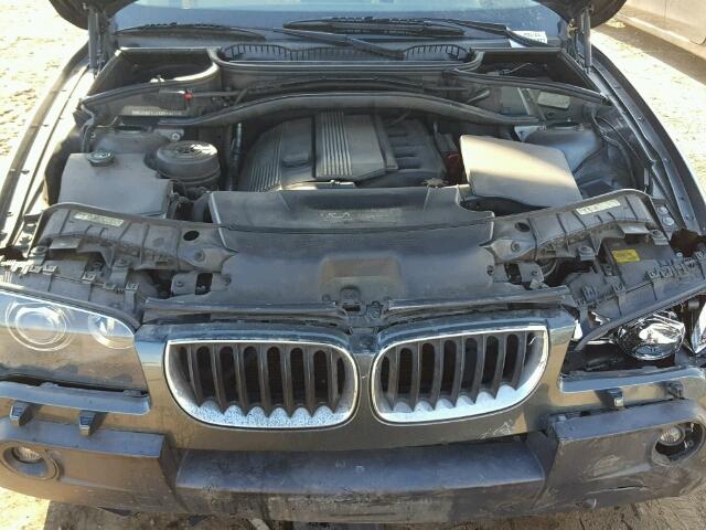 WBXPA734X4WC43715 - 2004 BMW X3 2.5I GREEN photo 7