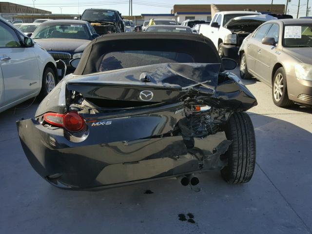 JM1NDAD77H0122485 - 2017 MAZDA MX-5 MIATA BLACK photo 9