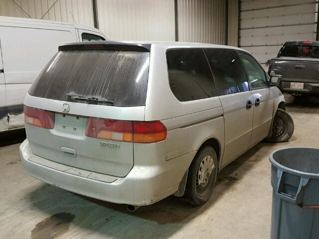 2HKRL18554H005725 - 2004 HONDA ODYSSEY LX SILVER photo 4