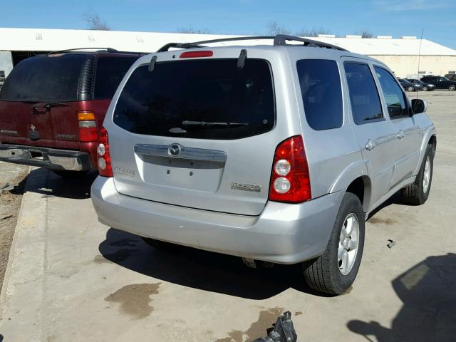 4F2YZ02Z96KM12340 - 2006 MAZDA TRIBUTE I GRAY photo 4