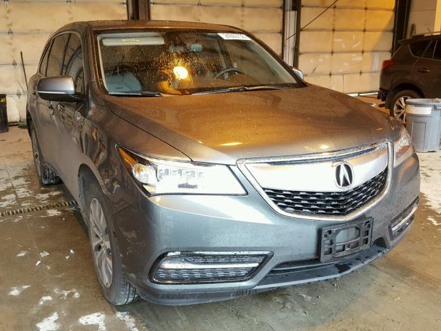 5FRYD4H41EB043677 - 2014 ACURA MDX TECHNO RED photo 1